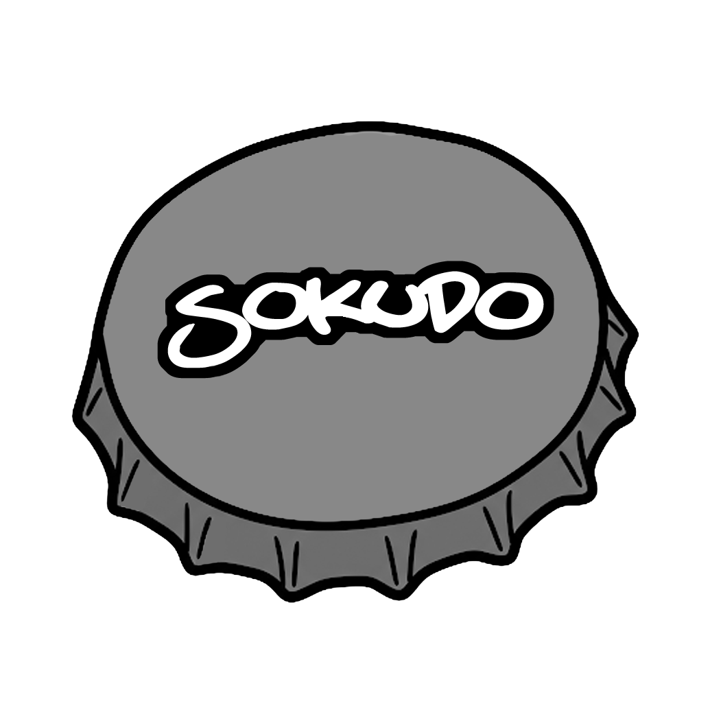 "BOTTLE CAP" SOKUDO DECAL