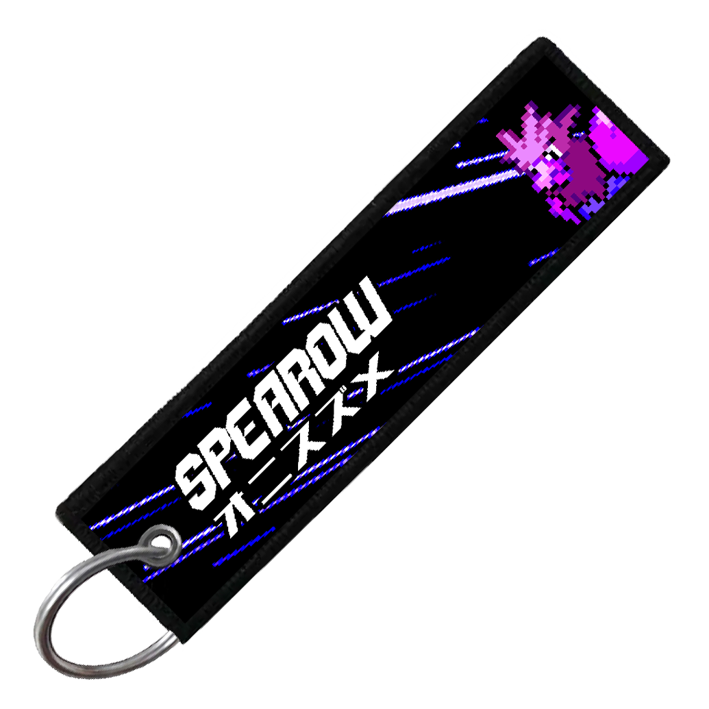 "JAPANESE SPEAROW" CUSTOM KEY TAG