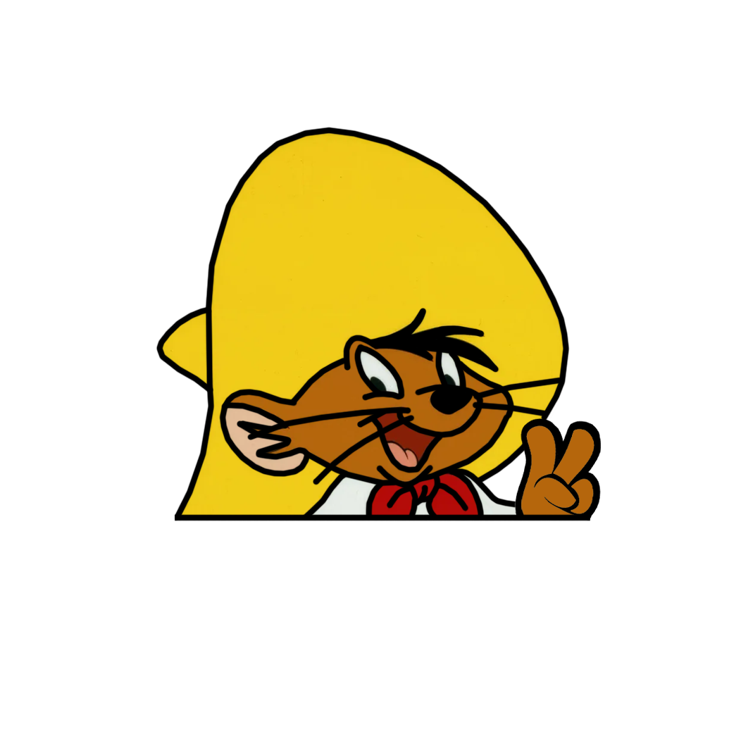 "SPEEDY GONZALES" LOONEY TUNES WINDOW PEEKER
