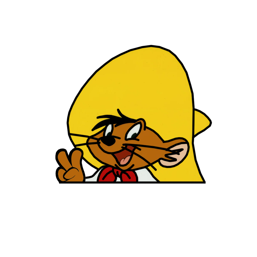 "SPEEDY GONZALES" LOONEY TUNES WINDOW PEEKER