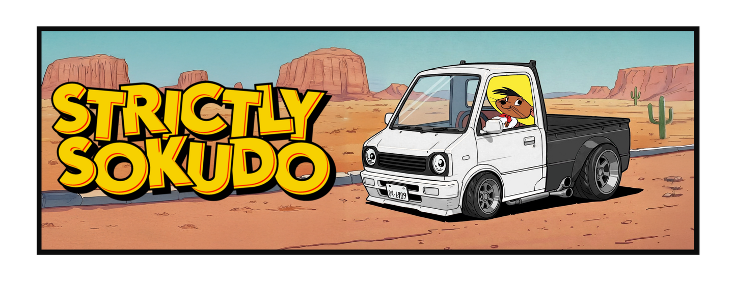 "LOW N SPEEDY" LOONEY WHIPS SLAP STICKER