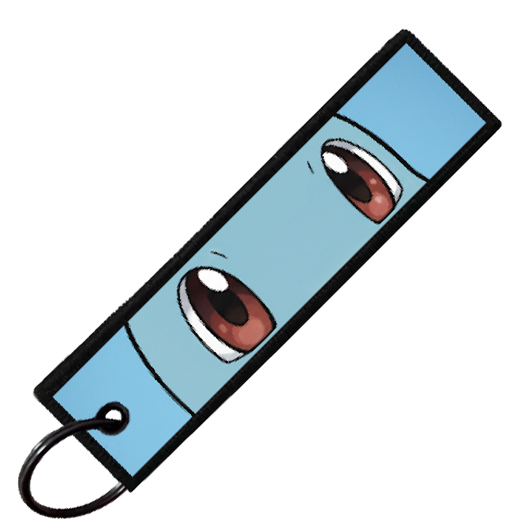 "SQUIRTLE PORTRAITS" CUSTOM KEY TAG