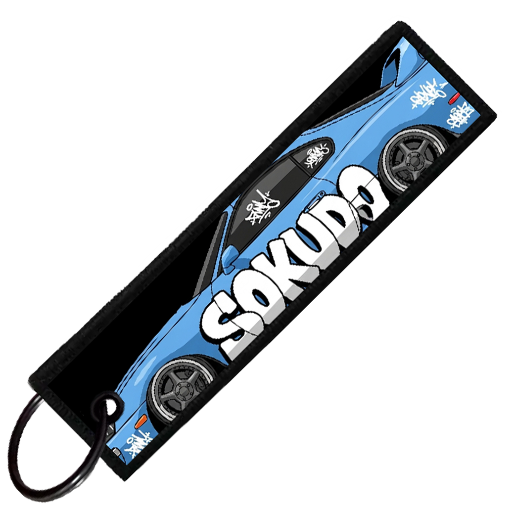 "MK4 SUPRA GRAFFITI GARAGE" Custom Key Tag