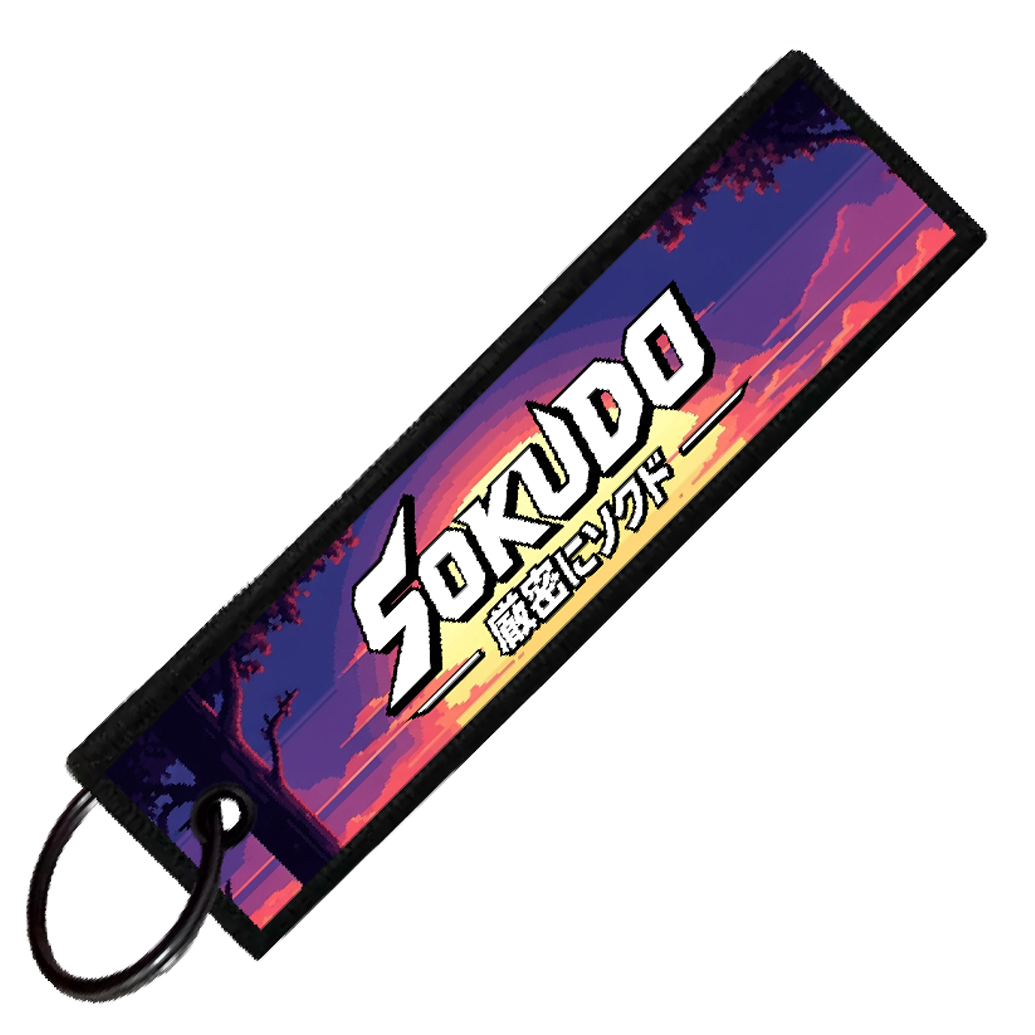 "SUPRA SLAMMED SUNSET" CUSTOM KEY TAG