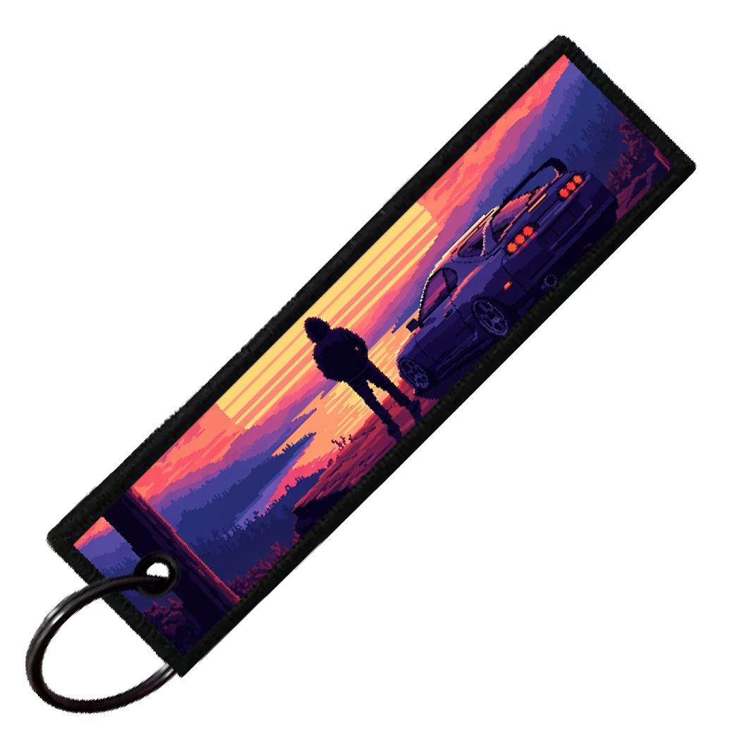 "SUPRA SLAMMED SUNSET" CUSTOM KEY TAG