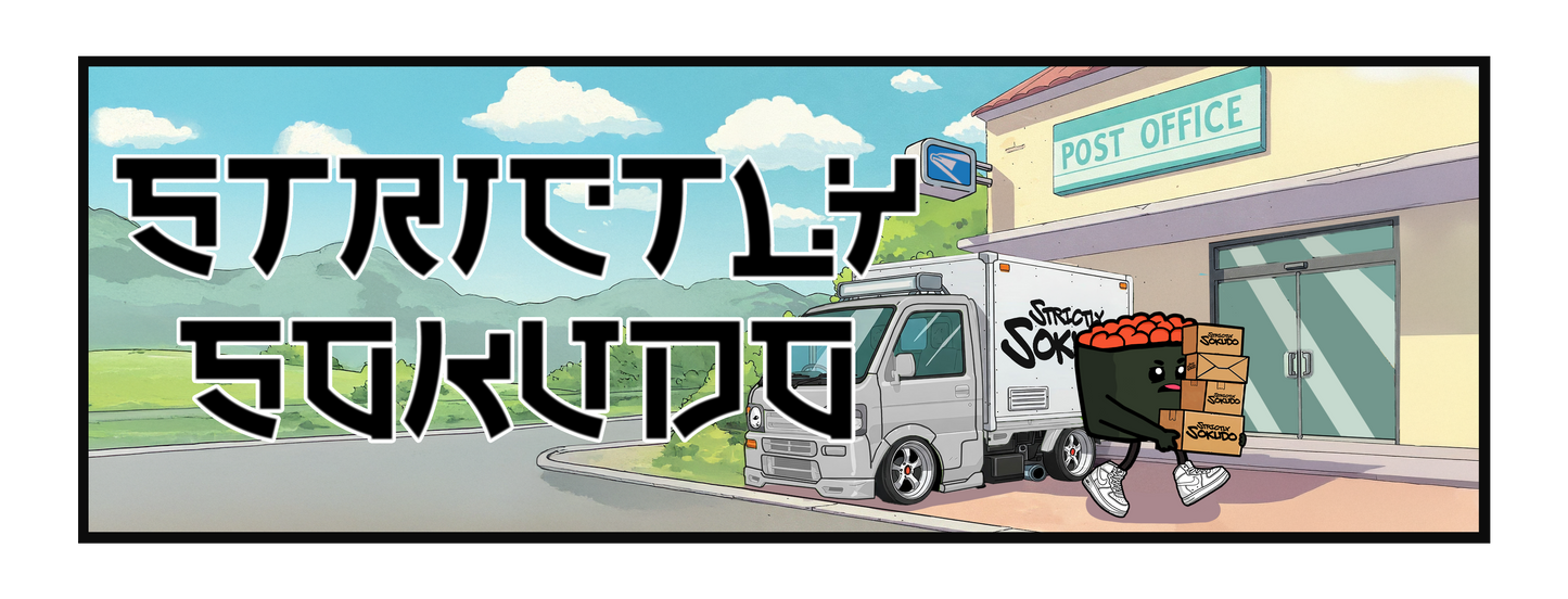 "POST OFFICE" SUSHI SLAP STICKER