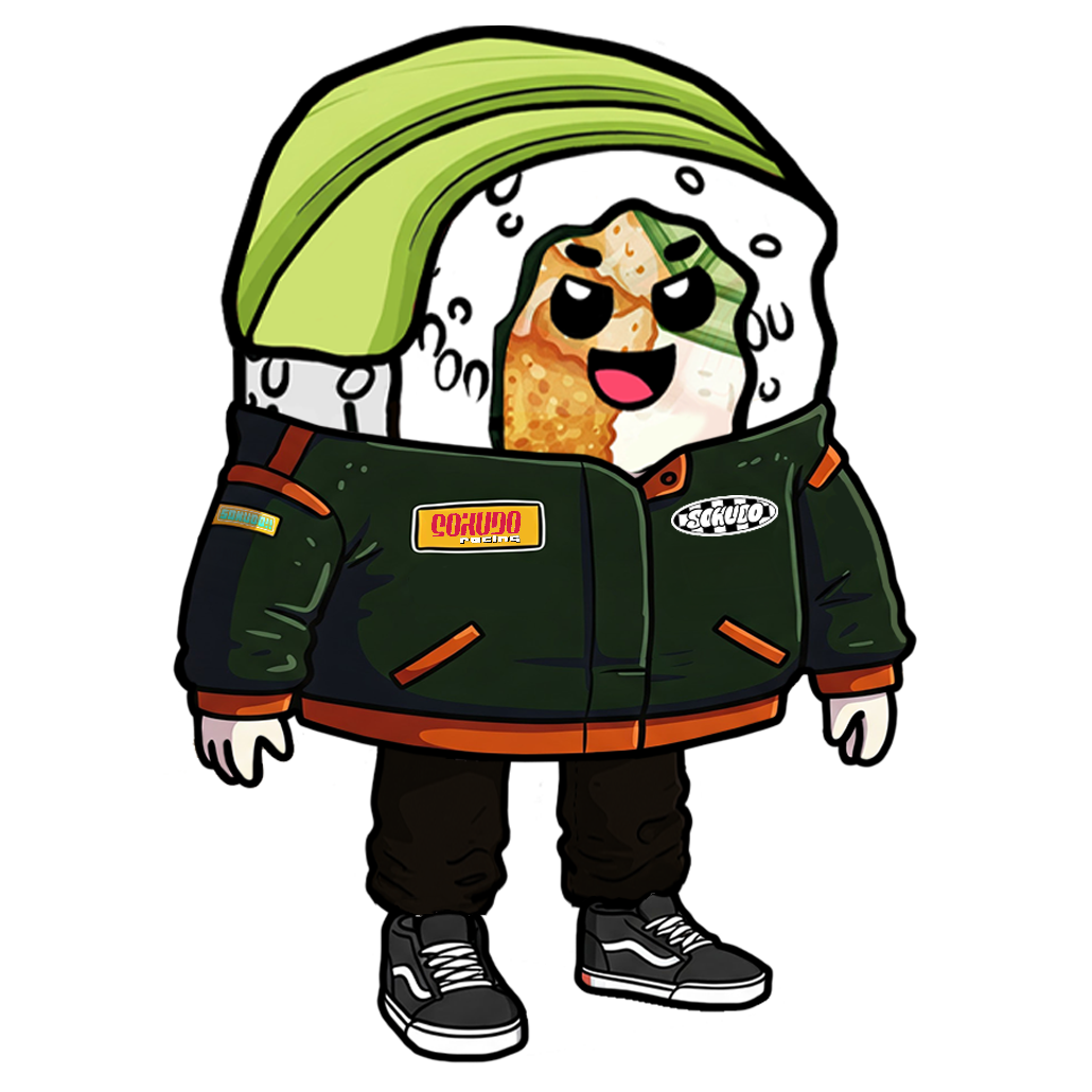 "SUSHI RACER" JAPANESE CULTURE DECALS
