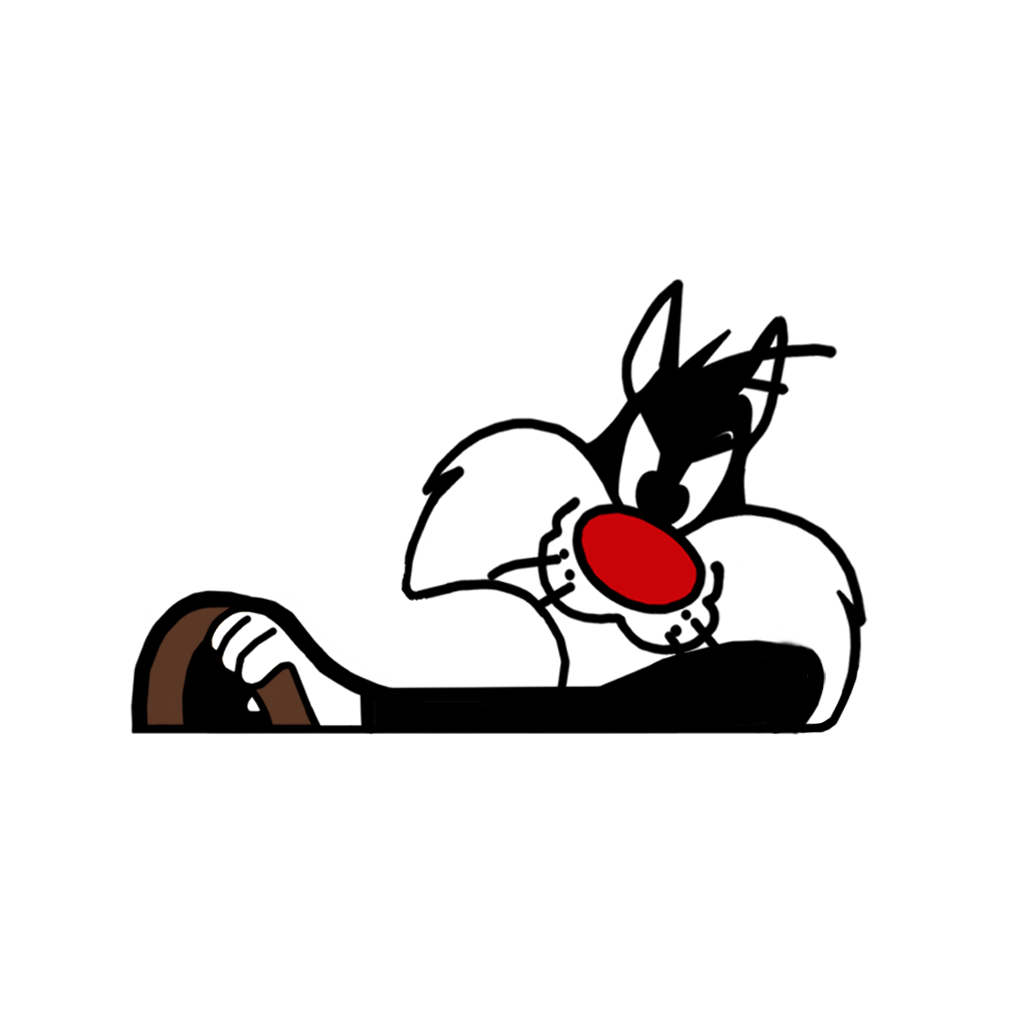 "SYLVESTER THE CAT" LOONEY TUNES MOBBIN PEEKER