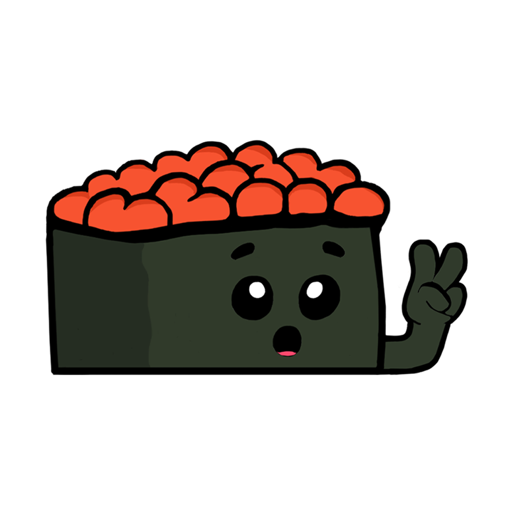 "TOBIKO" SUSHI WINDOW PEEKERS