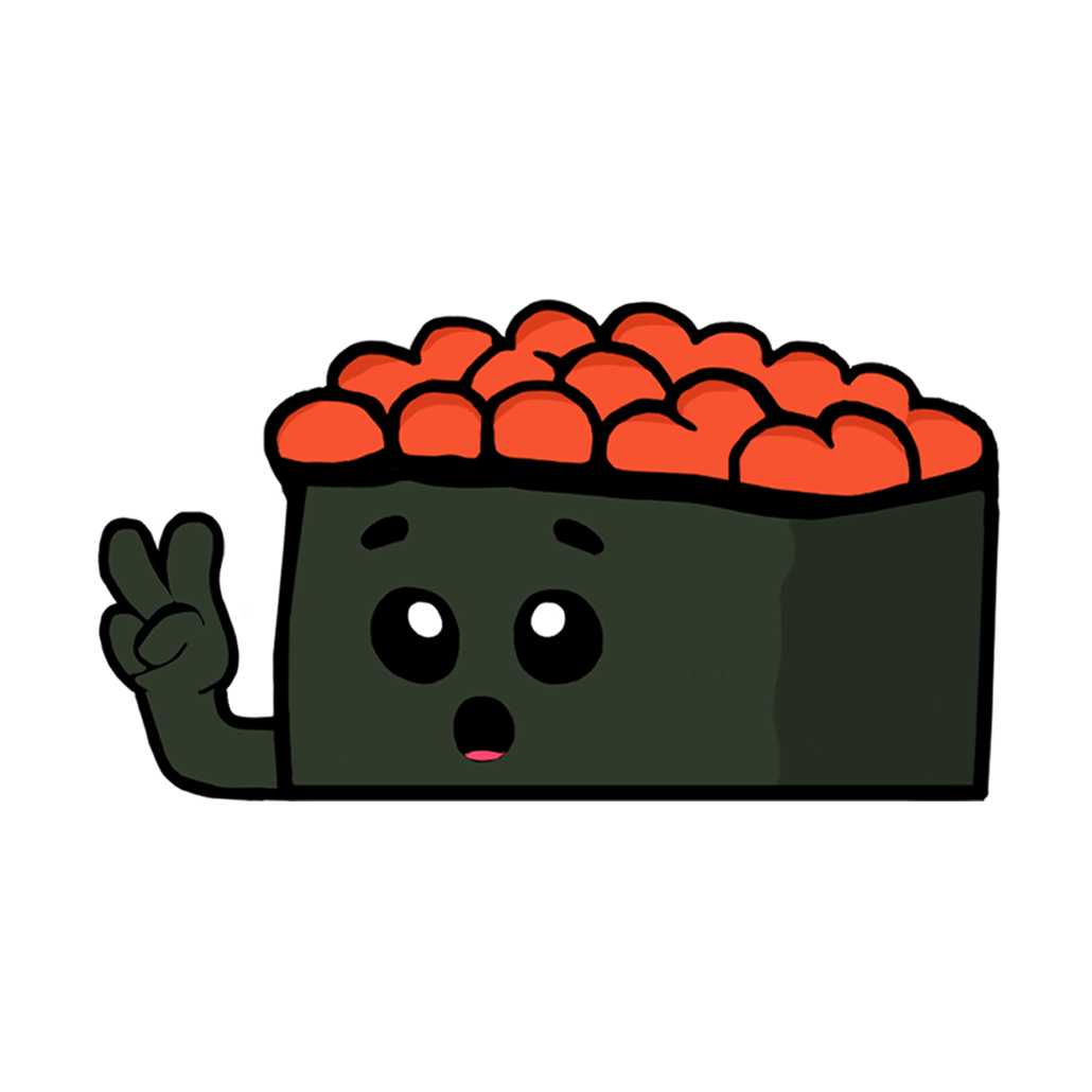 "TOBIKO" SUSHI WINDOW PEEKERS