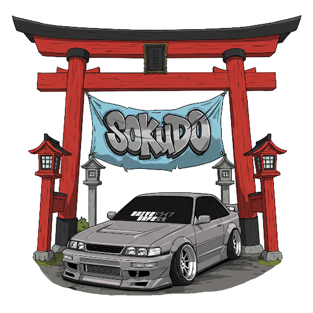"SOKUDO TORII BANNER" JAPANESE CULTURE DECALS