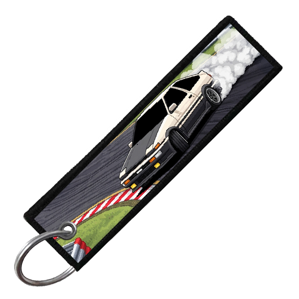 "TSUKUBA 8-BIT DRIFTERS" CUSTOM KEY TAG