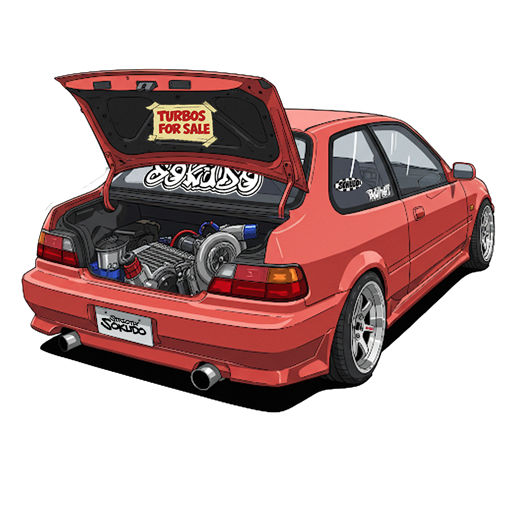 "TURBOS FOR SALE" JAPANESE CULTURE DECALS