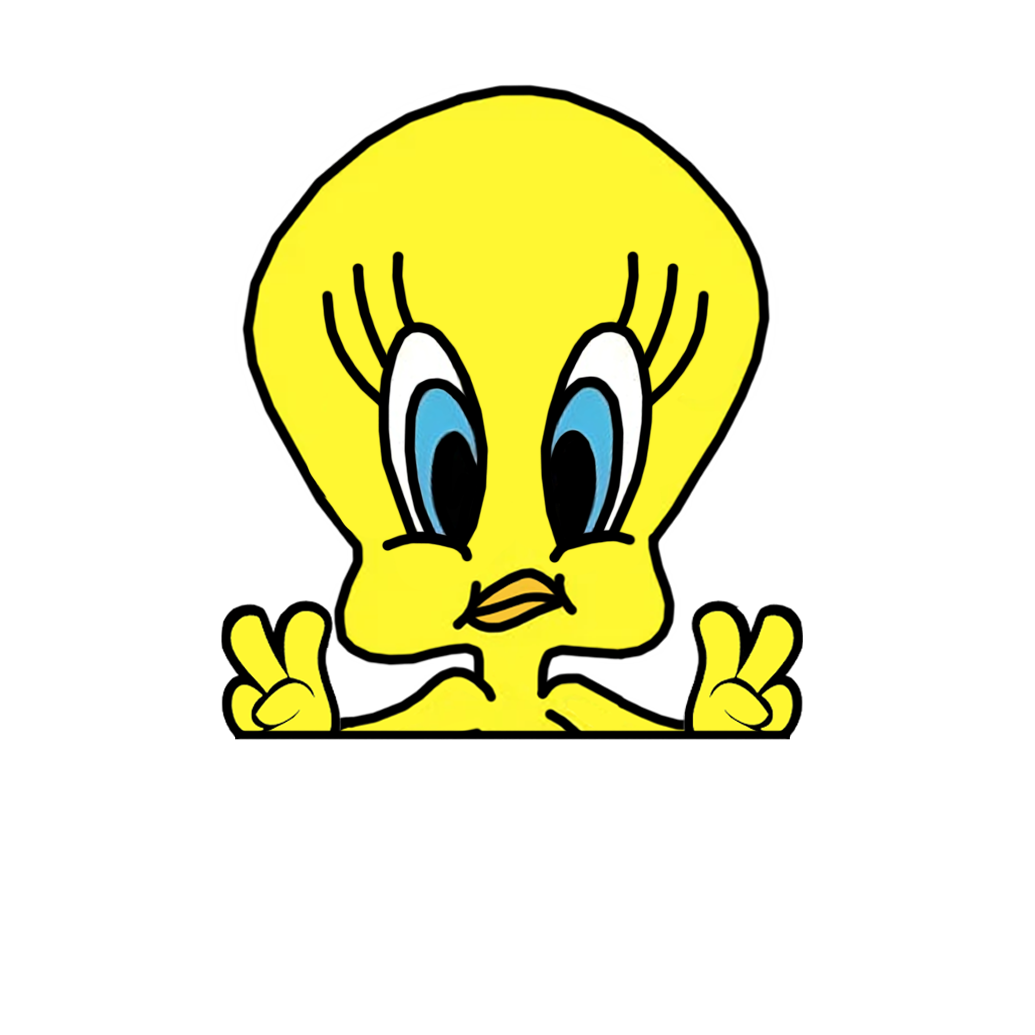 "TWEETY BIRD" LOONEY TUNES WINDOW PEEKER