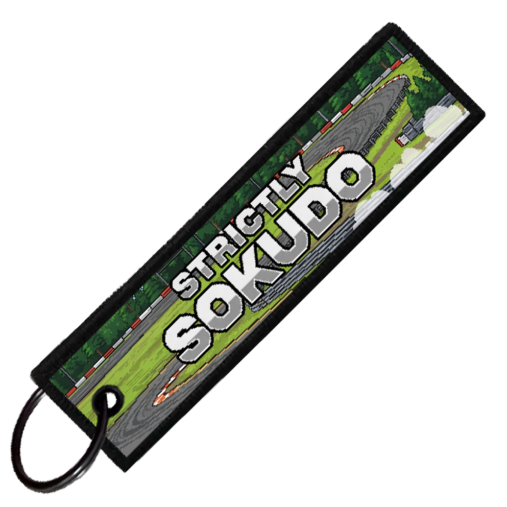 "USAIR RACEWAY 8-BIT DRIFTERS" CUSTOM KEY TAG