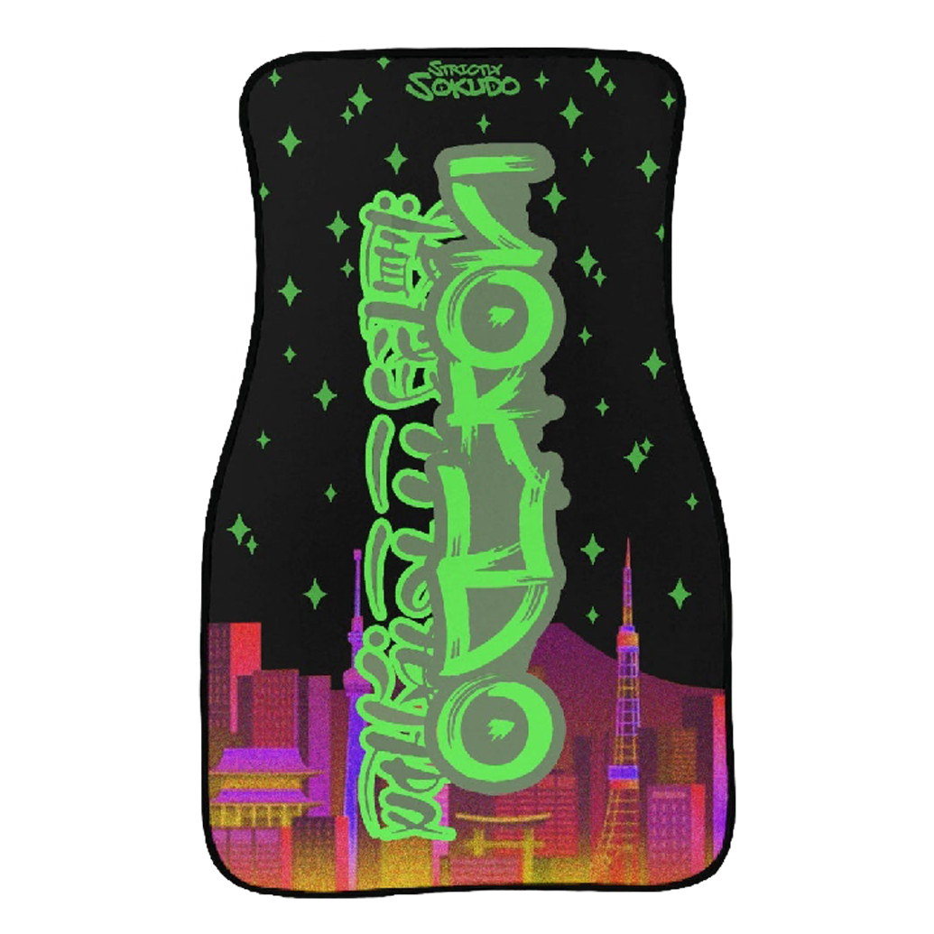 "GREEN MINATO SKYLINE" FLOOR MATS