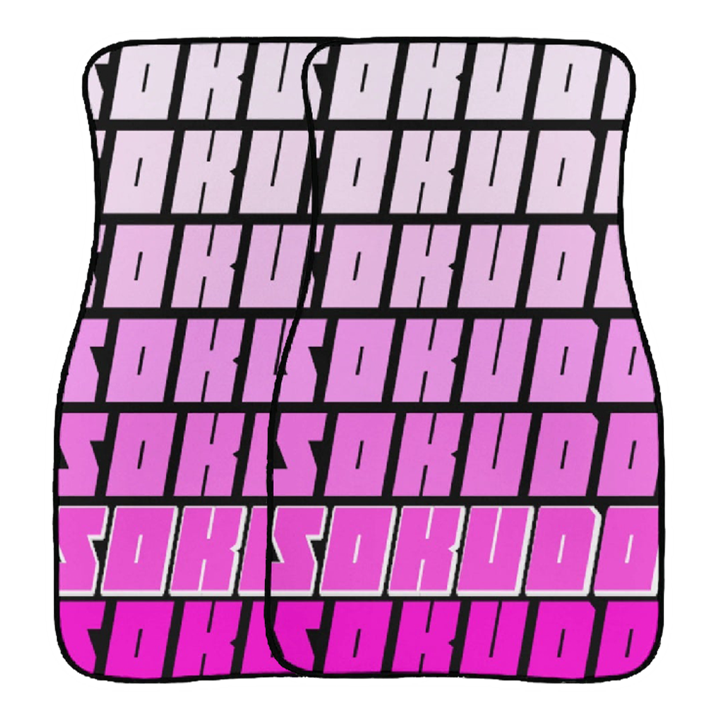 "PINK FADED" FLOOR MATS