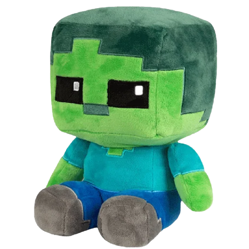 "ZOMBIE SITTING" MINECRAFT PLUSH