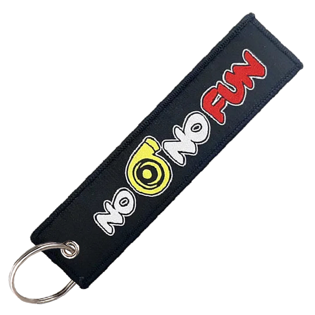 "NO TURBO NO FUN" KEY TAG