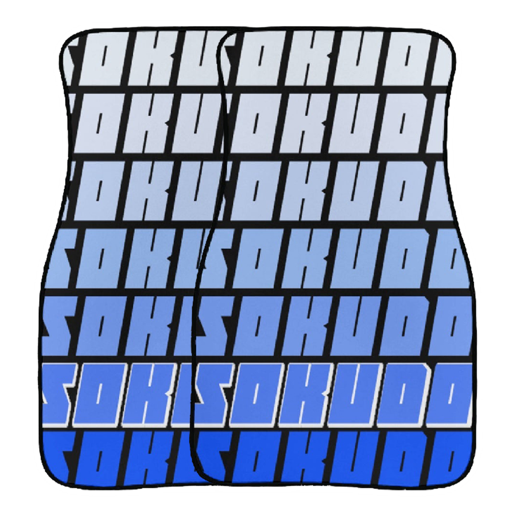 "BLUE FADED" FLOOR MATS