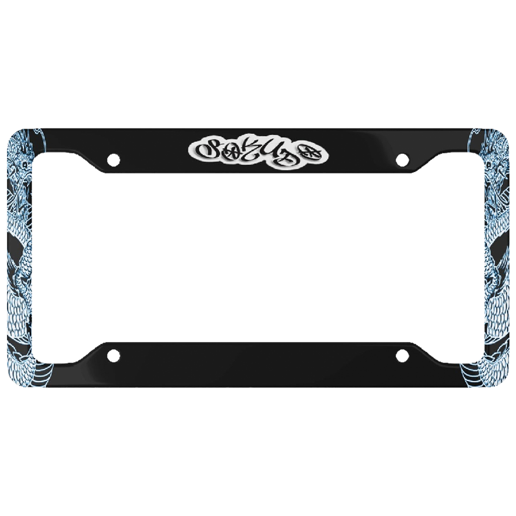 "BLUE TATSU" LICENSE PLATE FRAME