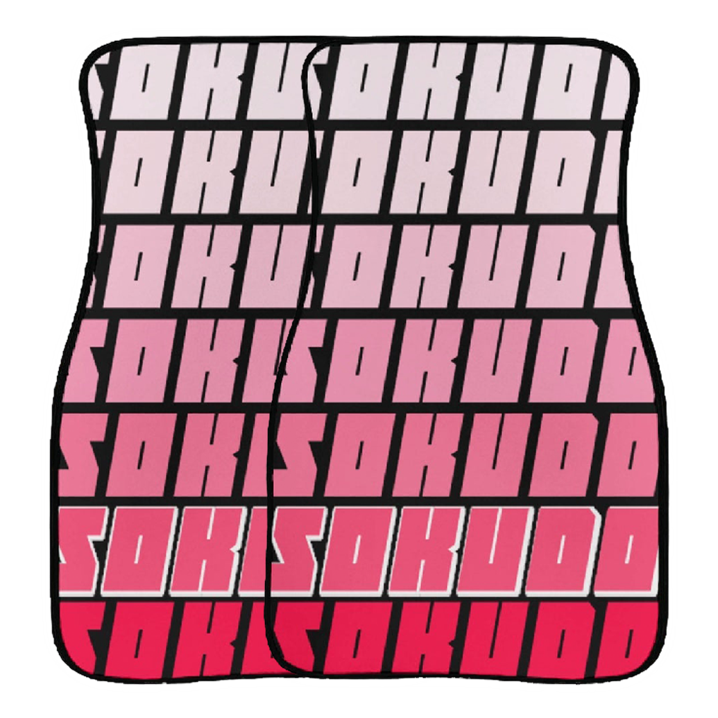 "RED FADED" FLOOR MATS