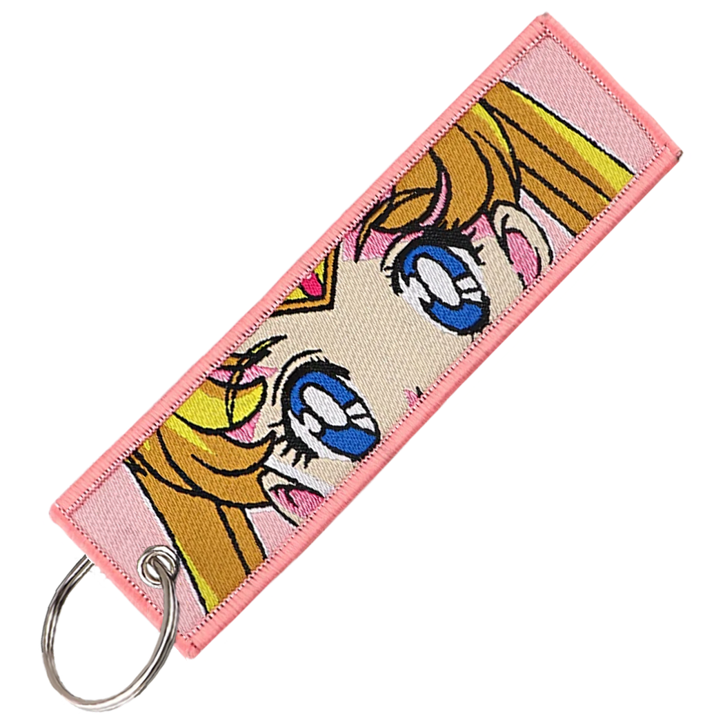 "SAILOR MOON LOGO" KEY TAG