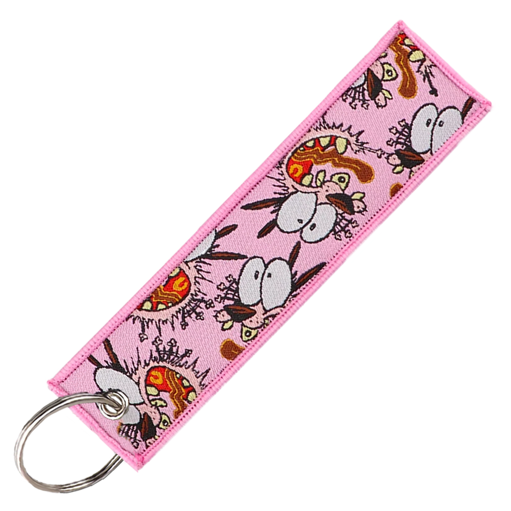 "COURAGE THE COWARDLY DOG" KEY TAG