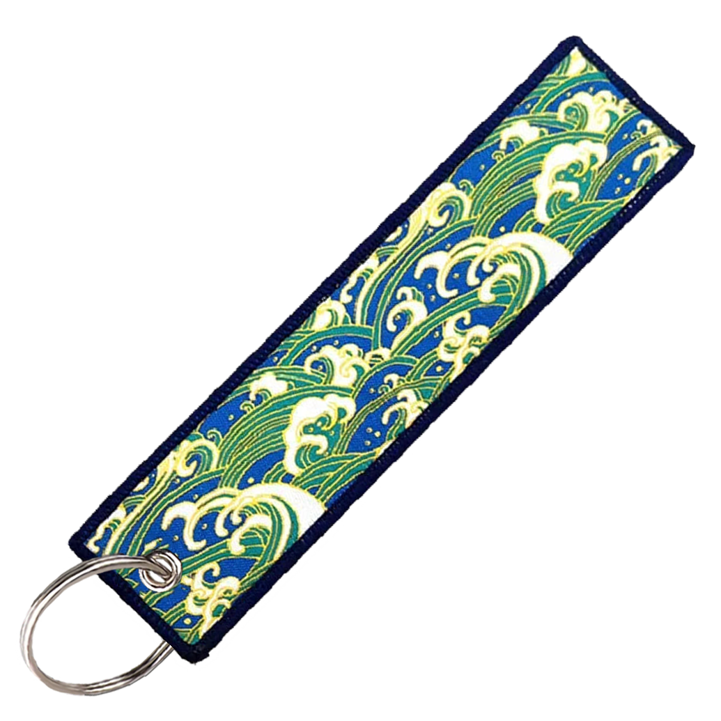 "JAPANESE BIG WAVE" KEY TAG