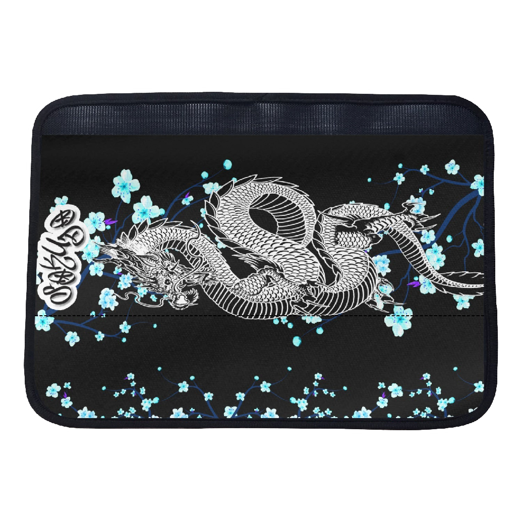 "LIGHT BLUE TATSU" SEAT BELT CUSHION