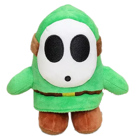 "GREEN SHY GUY" PLUSHIE