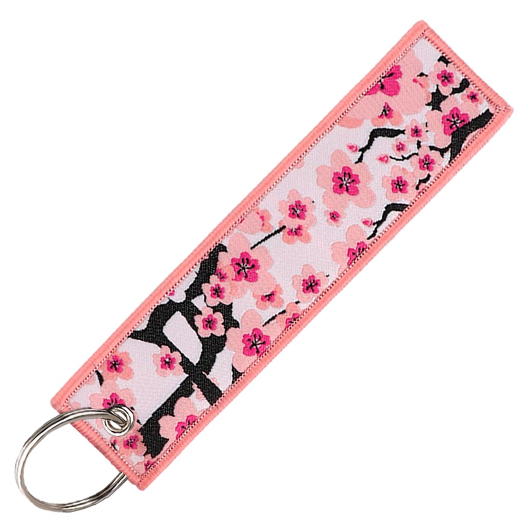 "CHERRY BLOSSOM" KEY TAG