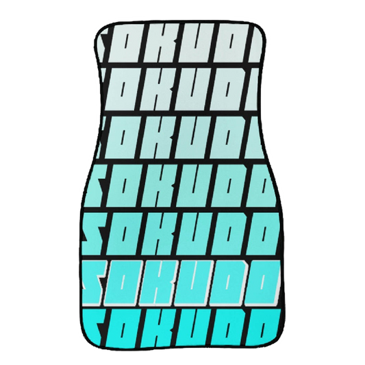 "LIGHT BLUE FADED" FLOOR MATS