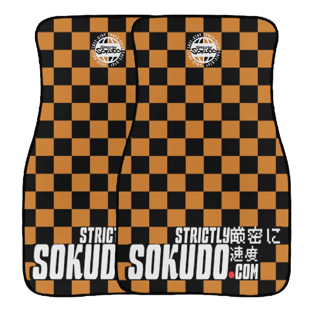 "CLASSIC ORANGE" FLOOR MATS