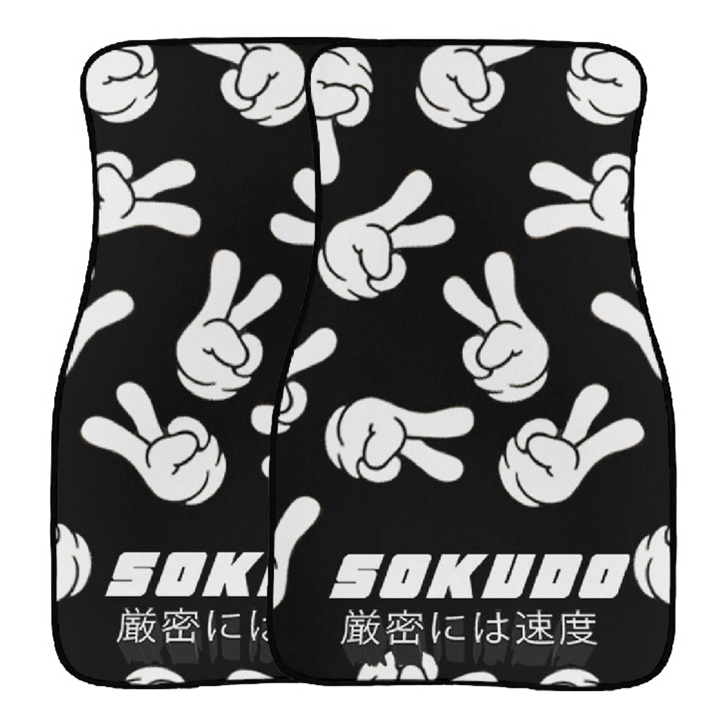 "PEACE OUT" FLOOR MATS