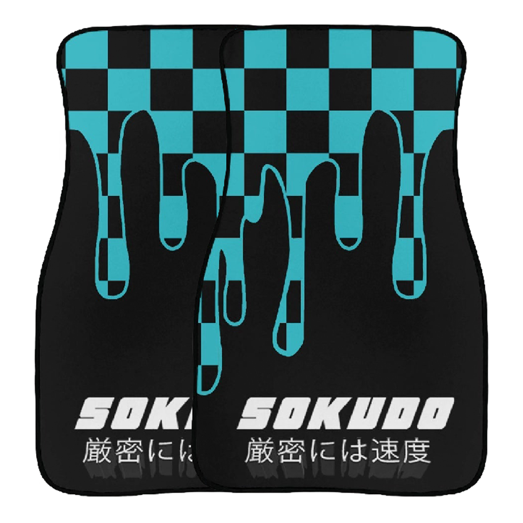 "LIGHT BLUE OOZE" FLOOR MATS