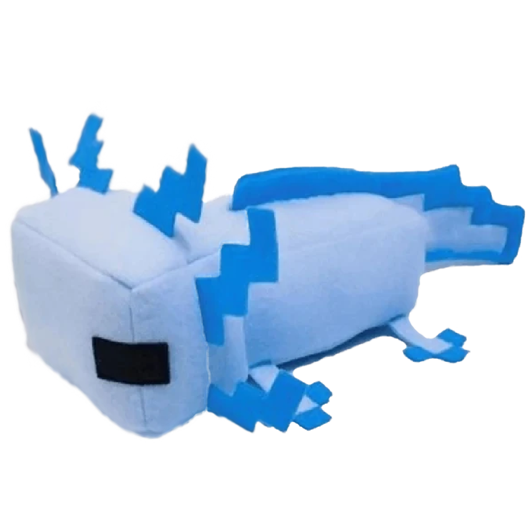 "BLUE AXOLOTL"MINECRAFT PLUSHIE