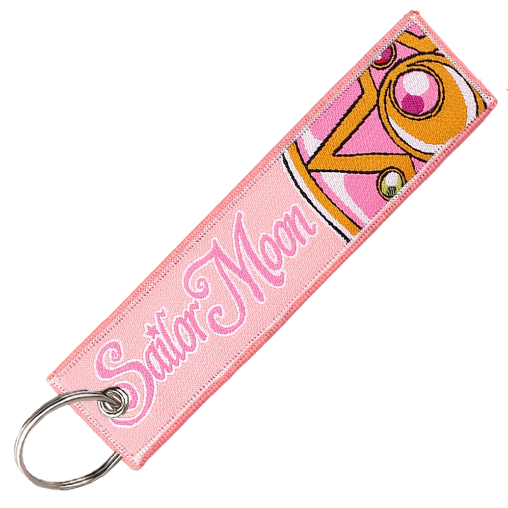 "SAILOR MOON LOGO" KEY TAG