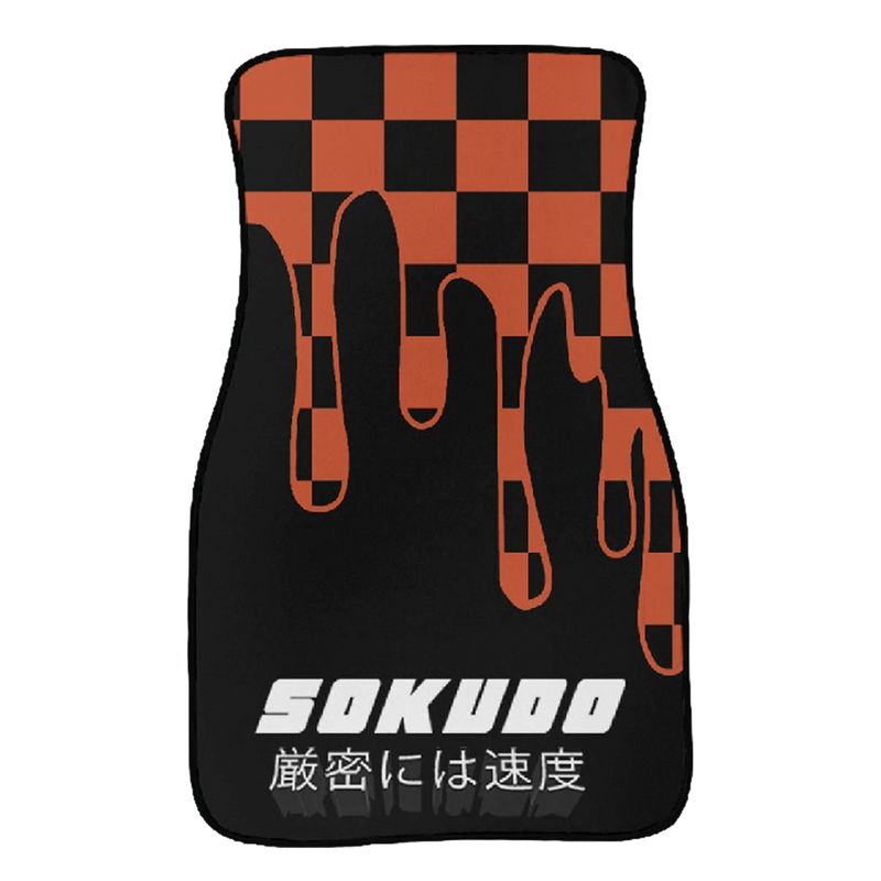 "ORANGE OOZE" FLOOR MATS