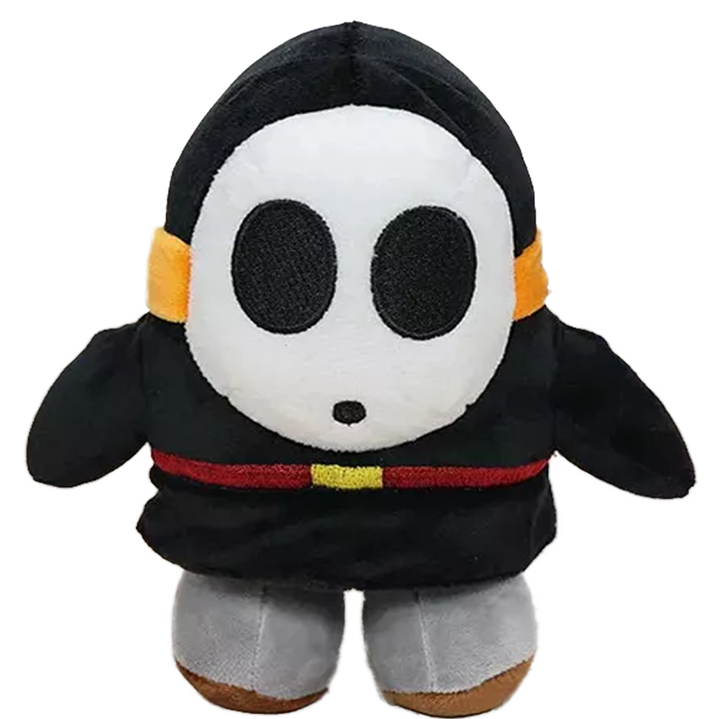 "BLACK SHY GUY" PLUSHIE