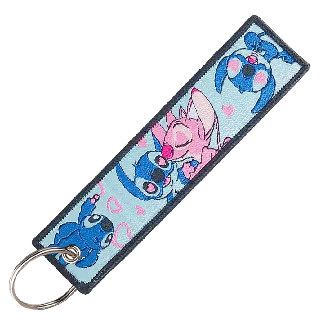 "STICH AND ANGEL" KEY TAG