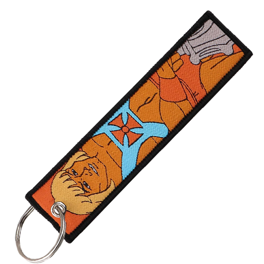 "HE MAN AND SKELETOR" KEY TAG