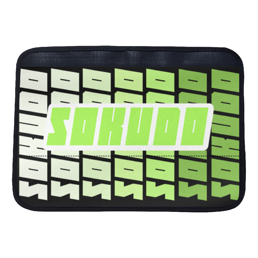 "GREEN FADED" SEAT BELT CUSHION