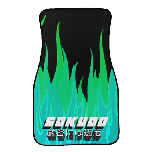 "GREEN INFERNO" FLOOR MATS