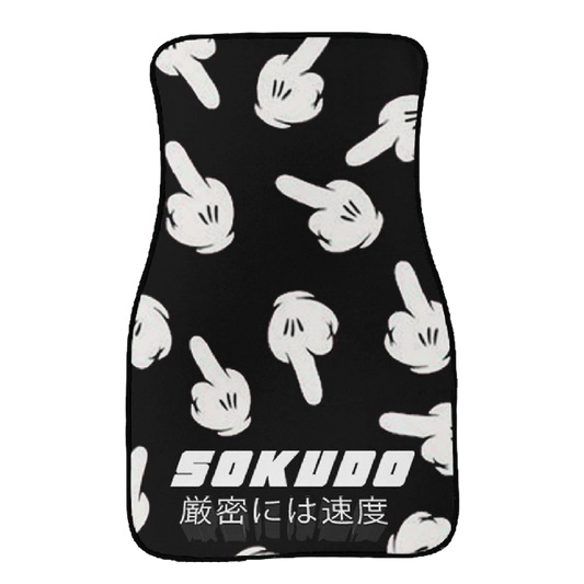 "MIDDLE FINGER" FLOOR MATS