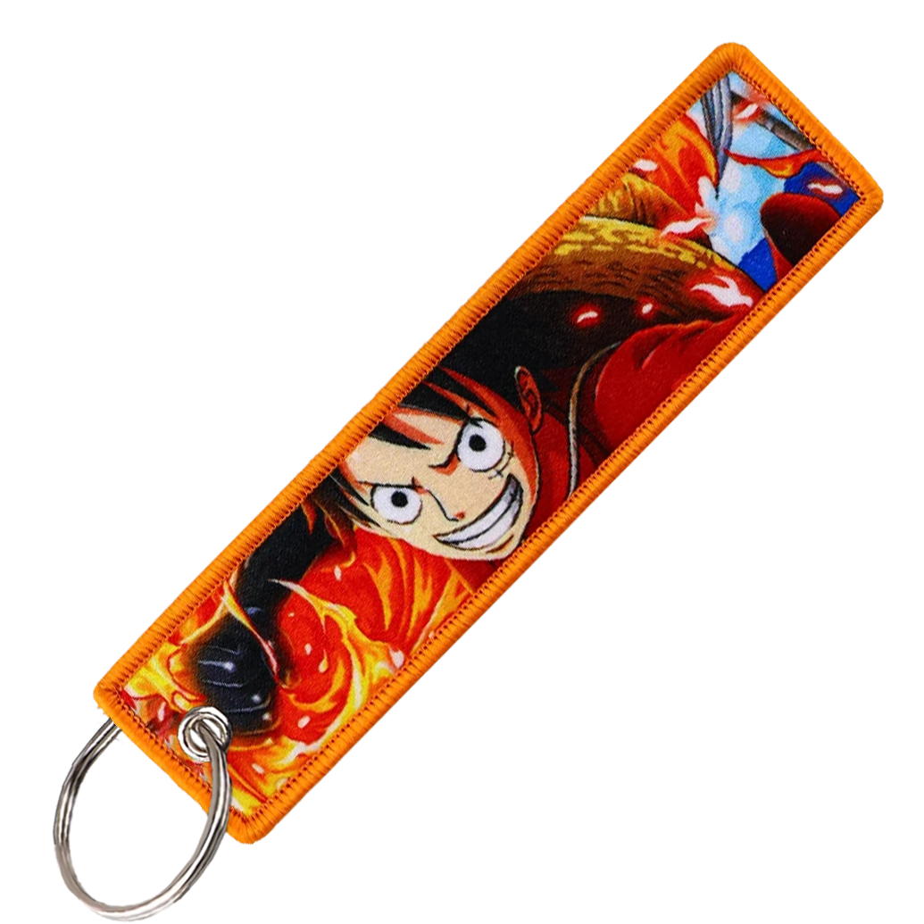 "RED HAWK LUFFY" KEY TAG