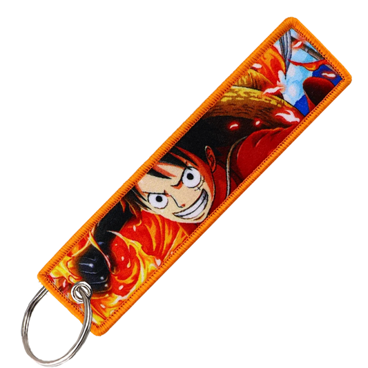 "RED HAWK LUFFY" KEY TAG