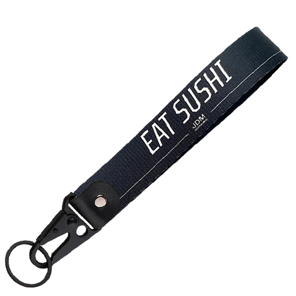 "EAT SUSHI" KEY STRAP