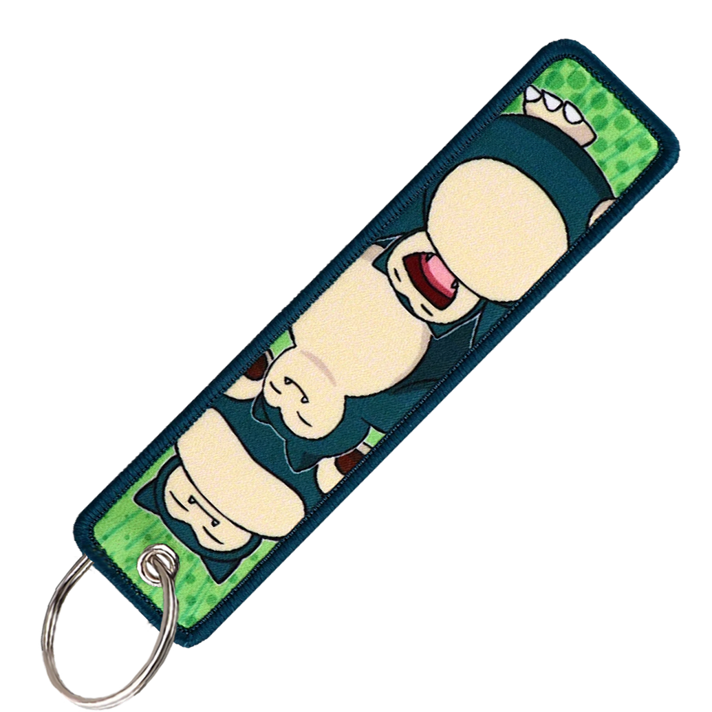 "SNORLAX" KEY TAG