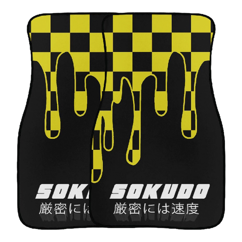 "YELLOW OOZE" FLOOR MATS